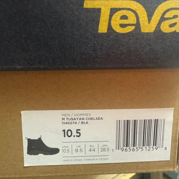 Teva Mens Tusayan Chelsea Boot Black Size 10.5 M - Picture 6 of 6